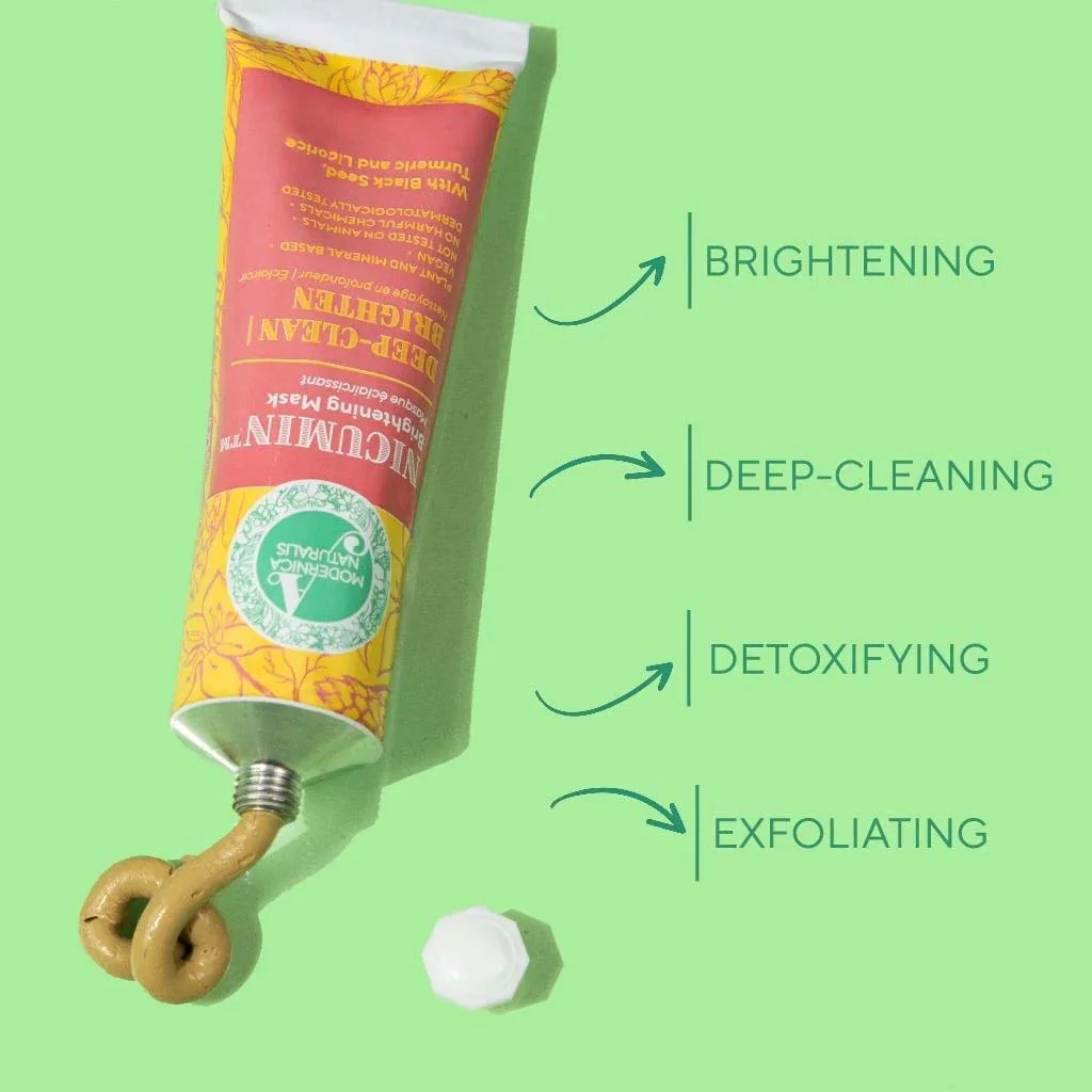 Nicumin Trio - Face Wash, Face Cream, Face Mask with Black Seed - Deep Clean, Brighten, Even-Tone, Moisturize - Image 3