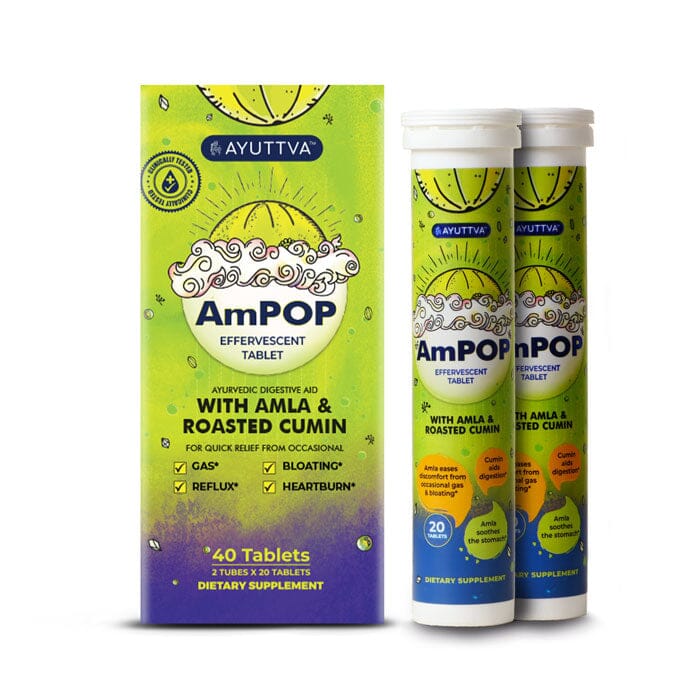 AmPOP for Quick Relief - The Only Ayurvedic Effervescent with 1500mg Amla Extract and Roasted Cumin- Pack of 3 - Image 5