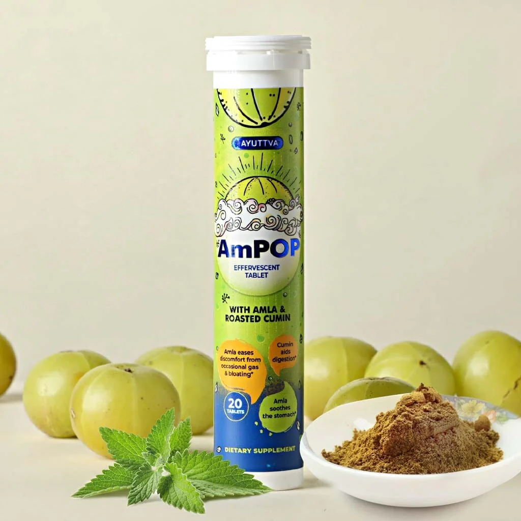 AmPOP for Quick Relief - The Only Ayurvedic Effervescent with 1500mg Amla Extract and Roasted Cumin- Pack of 2 - Image 7