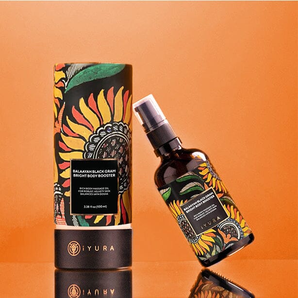 Balaayah Black Gram Body Booster: Body Massage Oil for Dry, Aging Skin | In 5 Different Indulging Aromas! - Image 24