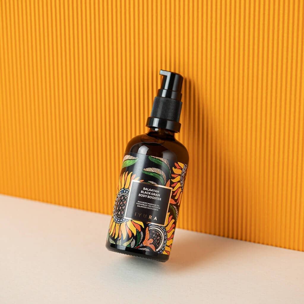 Balaayah Black Gram Body Booster: Body Massage Oil for Dry, Aging Skin | In 5 Different Indulging Aromas! - Image 8