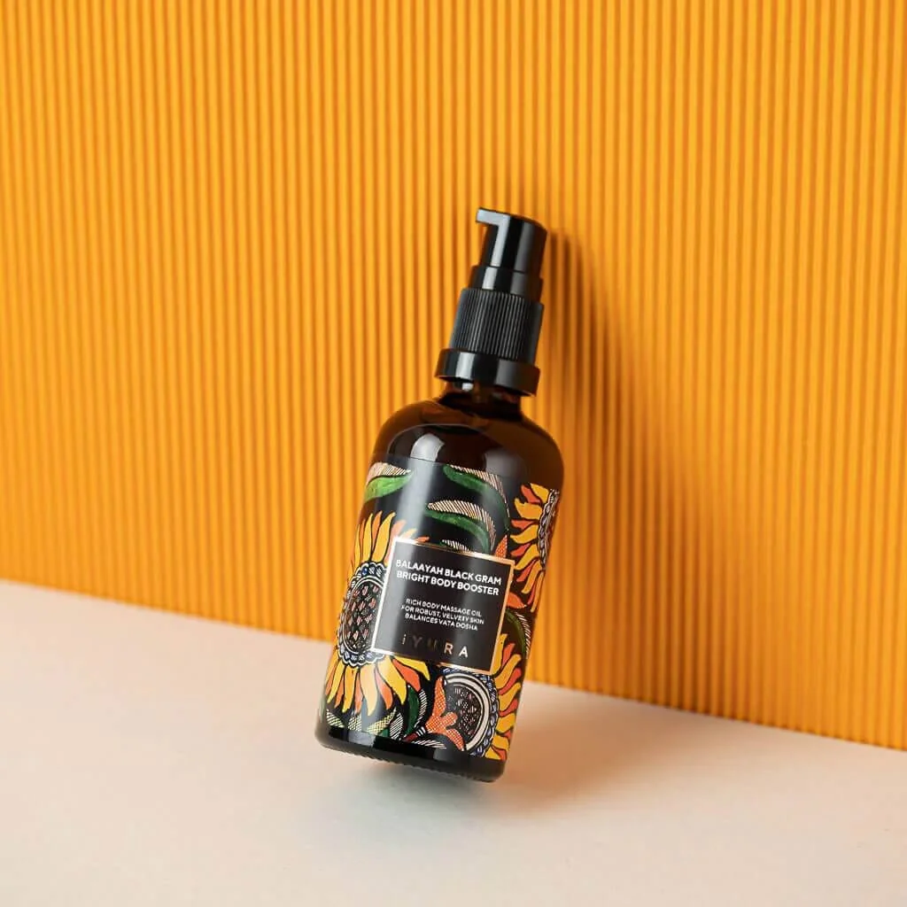 Balaayah Black Gram Body Booster: Body Massage Oil for Dry, Aging Skin - In 6 Different Indulging Aromas! - Image 9