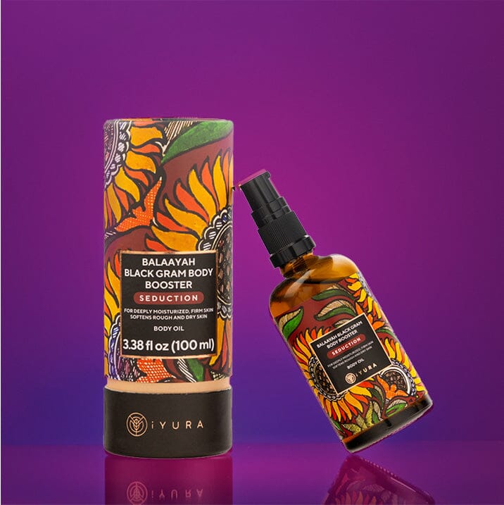 Balaayah Black Gram Body Booster: Body Massage Oil for Dry, Aging Skin | In 5 Different Indulging Aromas! - Image 27