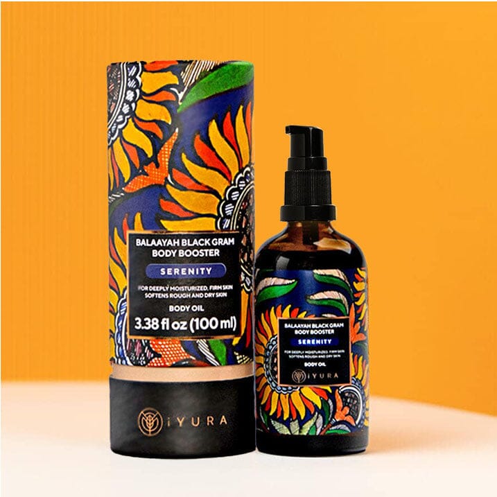 Black Gram Face & Body Duo With Serenity Blend - Best Ayurvedic Moisturizers for Dry Skin - Image 3