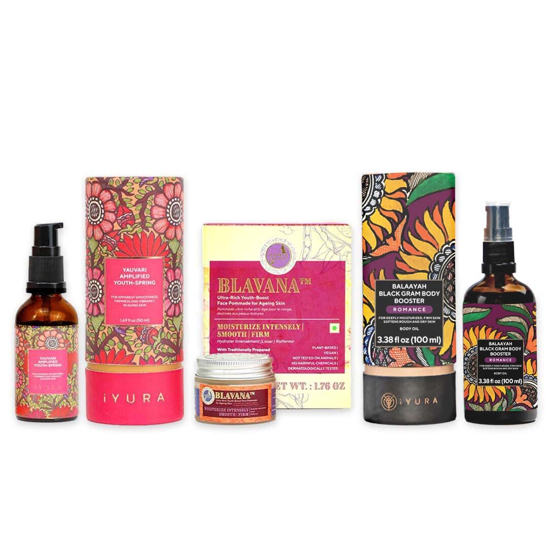 The Ayurveda Experience Black Gram Edit | Face and Body Trio with the Power of Black Gram |