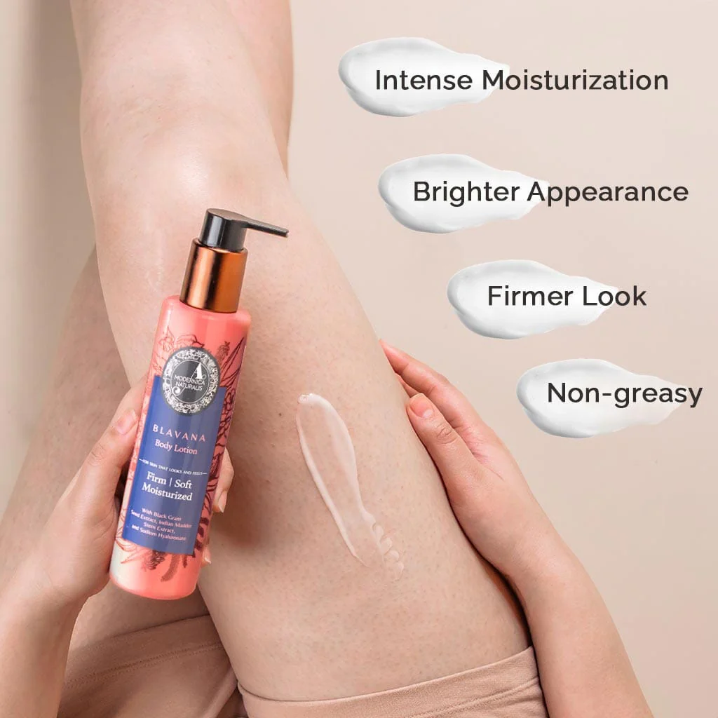 Blavana Body Lotion - Moisturizes, Softens, Firms Dry, Aging, Crepey Skin - Revolutionary Formula with Black Gram | Best Body Lotion for Mature Body Skin - With Clinically Proven Ingredients | - Image 2