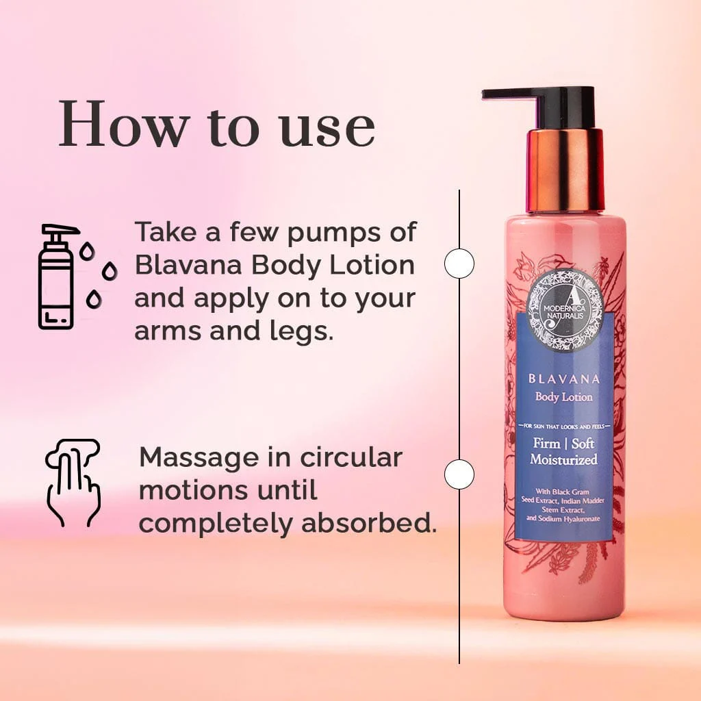 Blavana Body Lotion - Moisturizes, Softens, Firms Dry, Aging, Crepey Skin - Revolutionary Formula with Black Gram | Best Body Lotion for Mature Body Skin - With Clinically Proven Ingredients | - Image 5