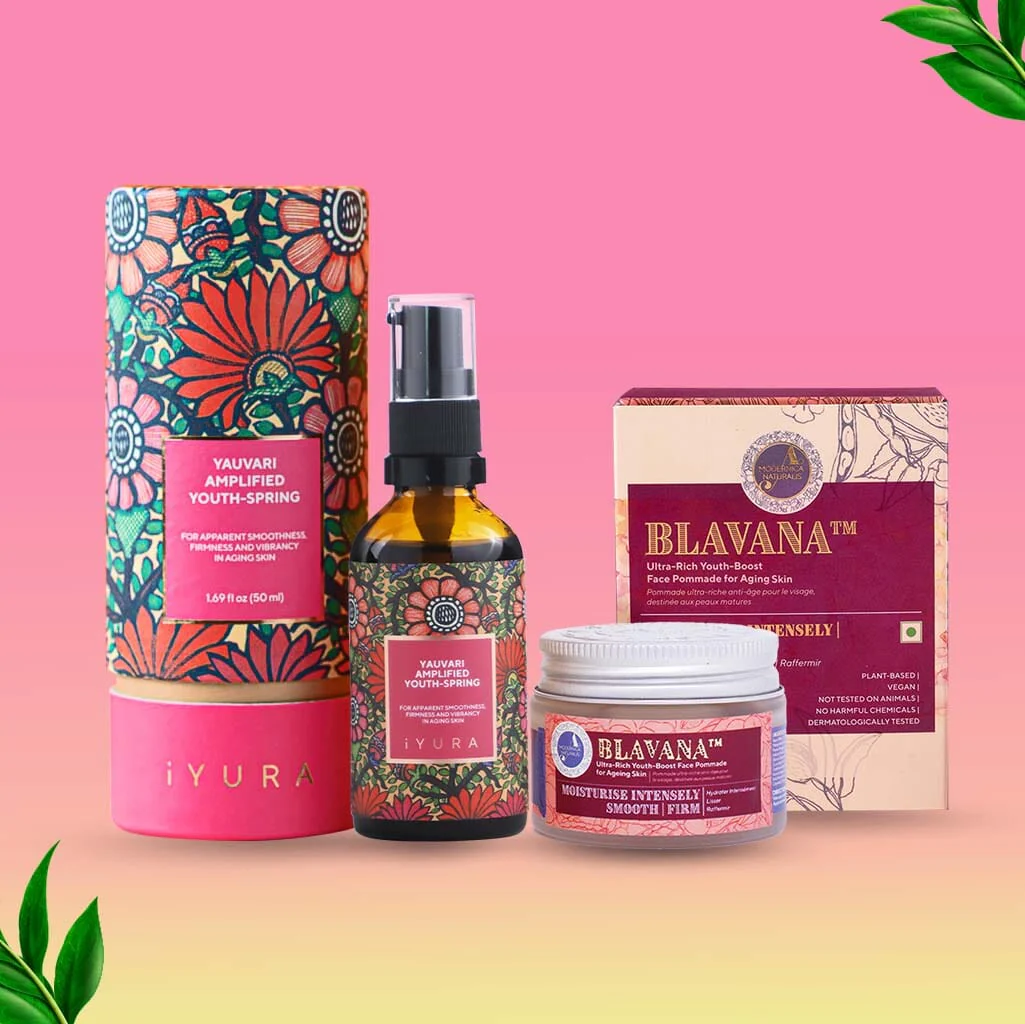 Haven't-Aged-At-All Face Duo - With Blavana Ultra-Rich Youth-Boosting Face Pommade & Yauvari Amplified Youth Spring