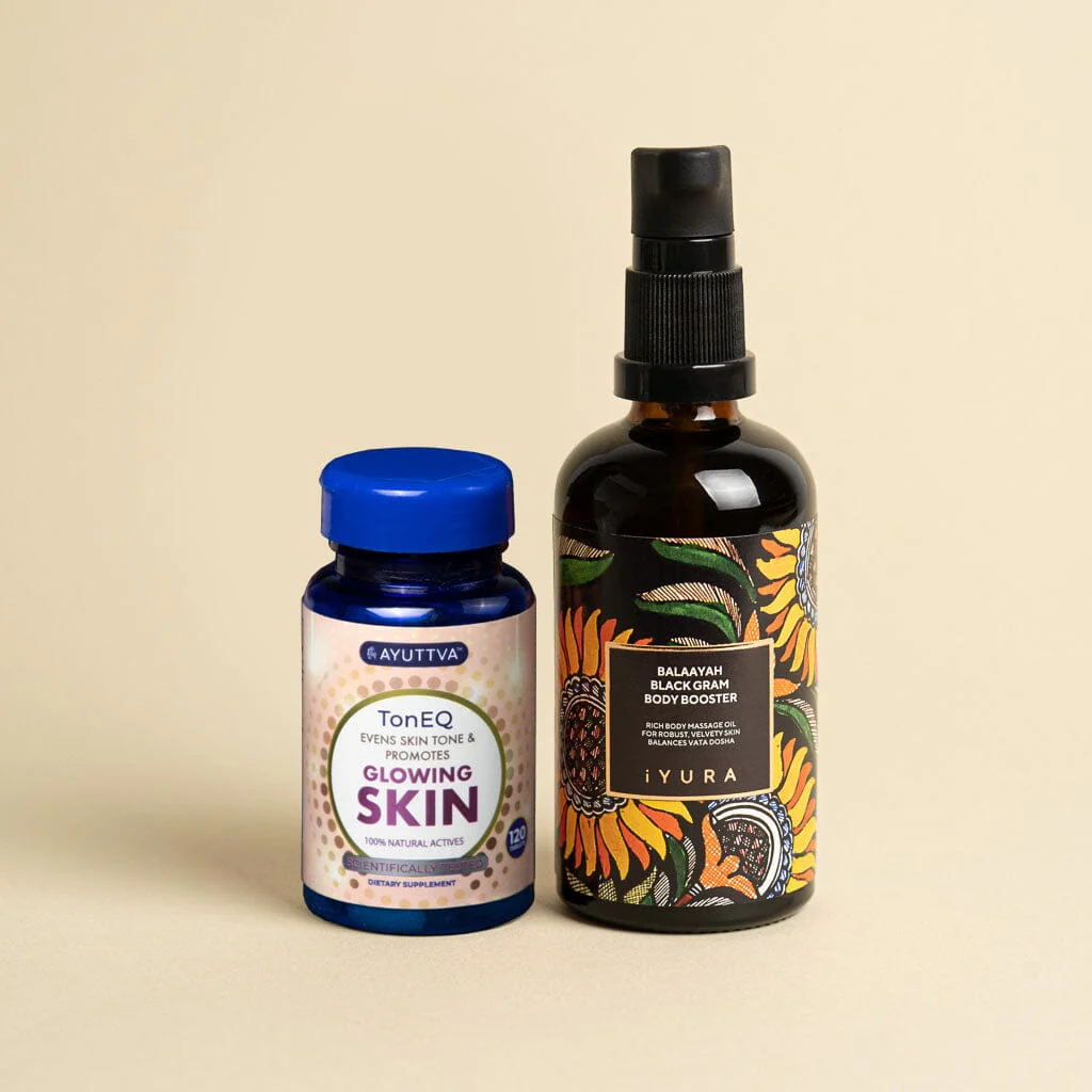 Balaayah Black Gram Body Booster and TonEQ Even-Toning Supplement