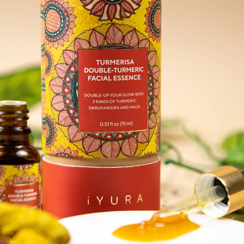 Firm & Plump Glow Duo - With Yauvari Amplified Youth Spring, Turmerisa Double-Turmeric Facial Essence and FREE IndiGhee Lip Balm - Image 7