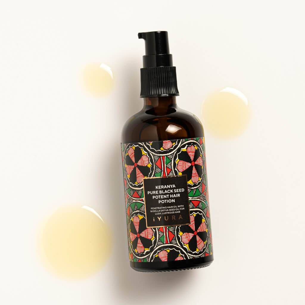 Keranya Pure Black Seed Potent Hair Potion - With FREE Neem Wood Comb - Image 6