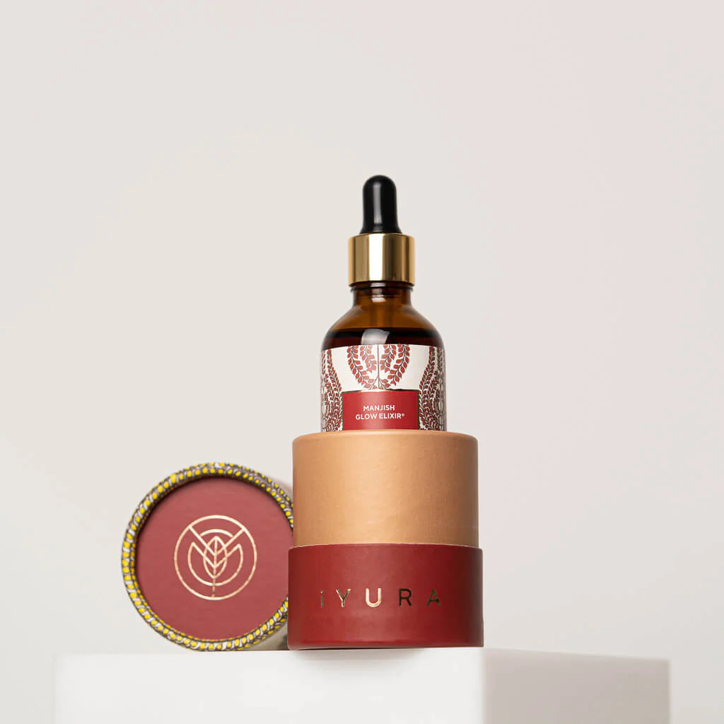 Manjish Glow Night Time Elixir - Ayurvedic Night-Time Facial Massage Oil with Manjistha, Natural Vitamin C, Vitamin E and Licorice - Image 5
