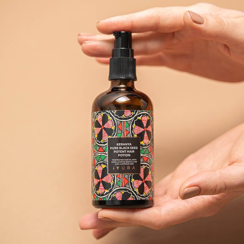 Keranya Pure Black Seed Potent Hair Potion (Pack of 2) - More Shiny Hair On The Head, Not In The Comb - Image 11