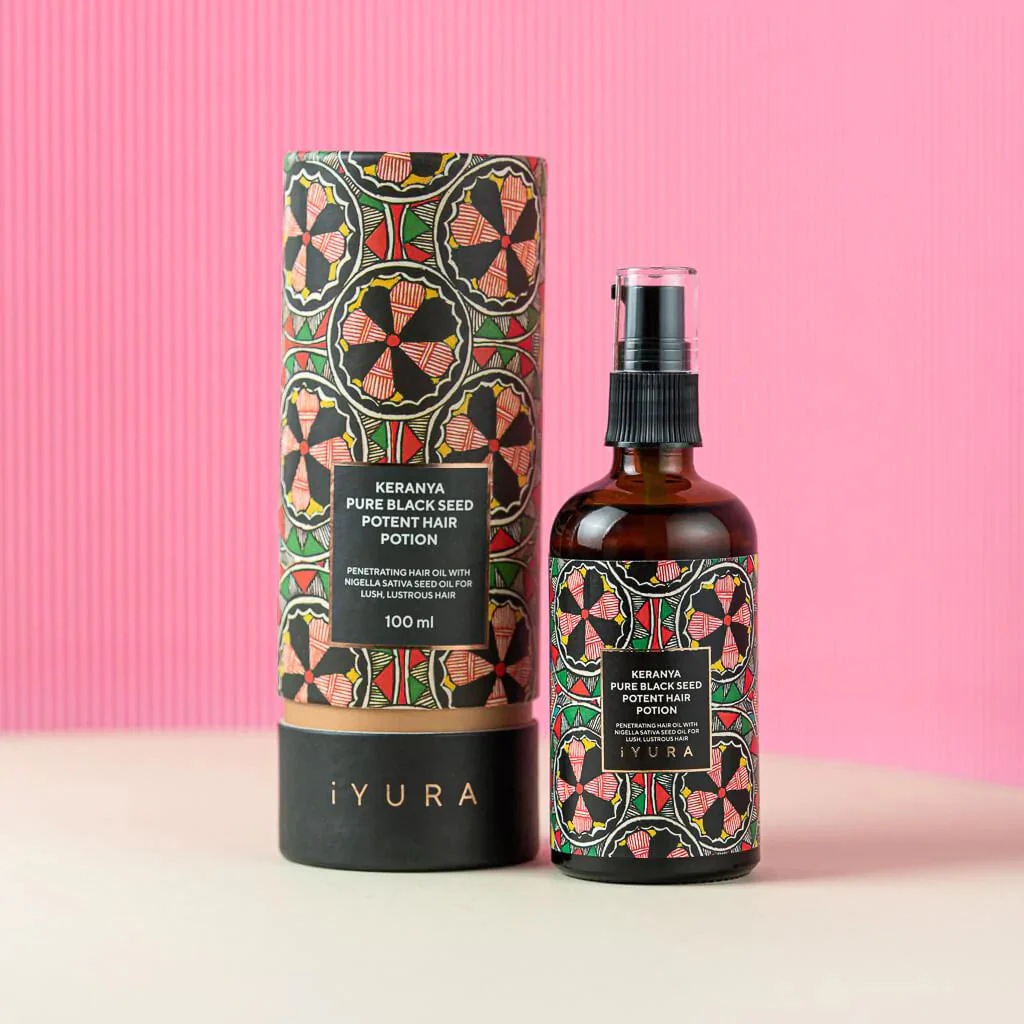 Keranya Pure Black Seed Potent Hair Potion (Pack of 2) - More Shiny Hair On The Head, Not In The Comb - Image 5