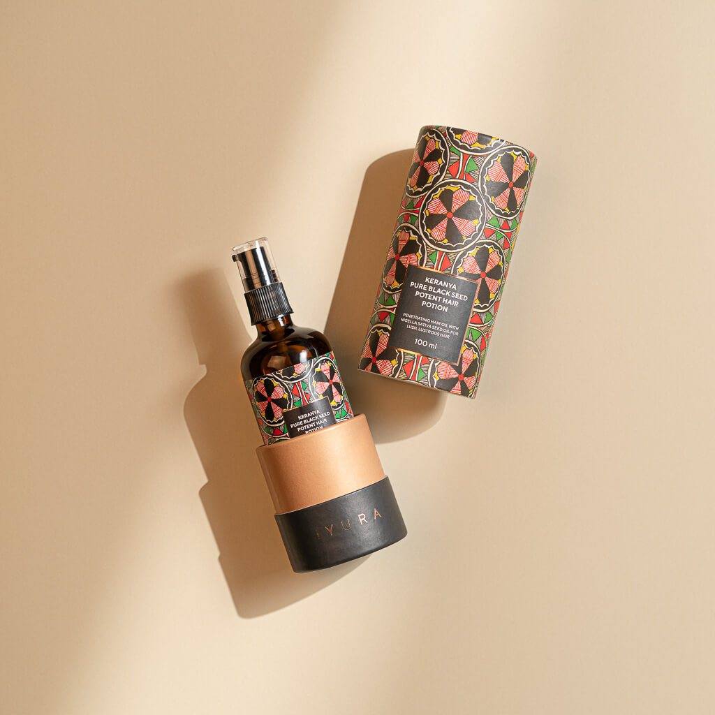 Keranya Pure Black Seed Potent Hair Potion - More Shiny Hair On The Head, Not In The Comb - Image 7