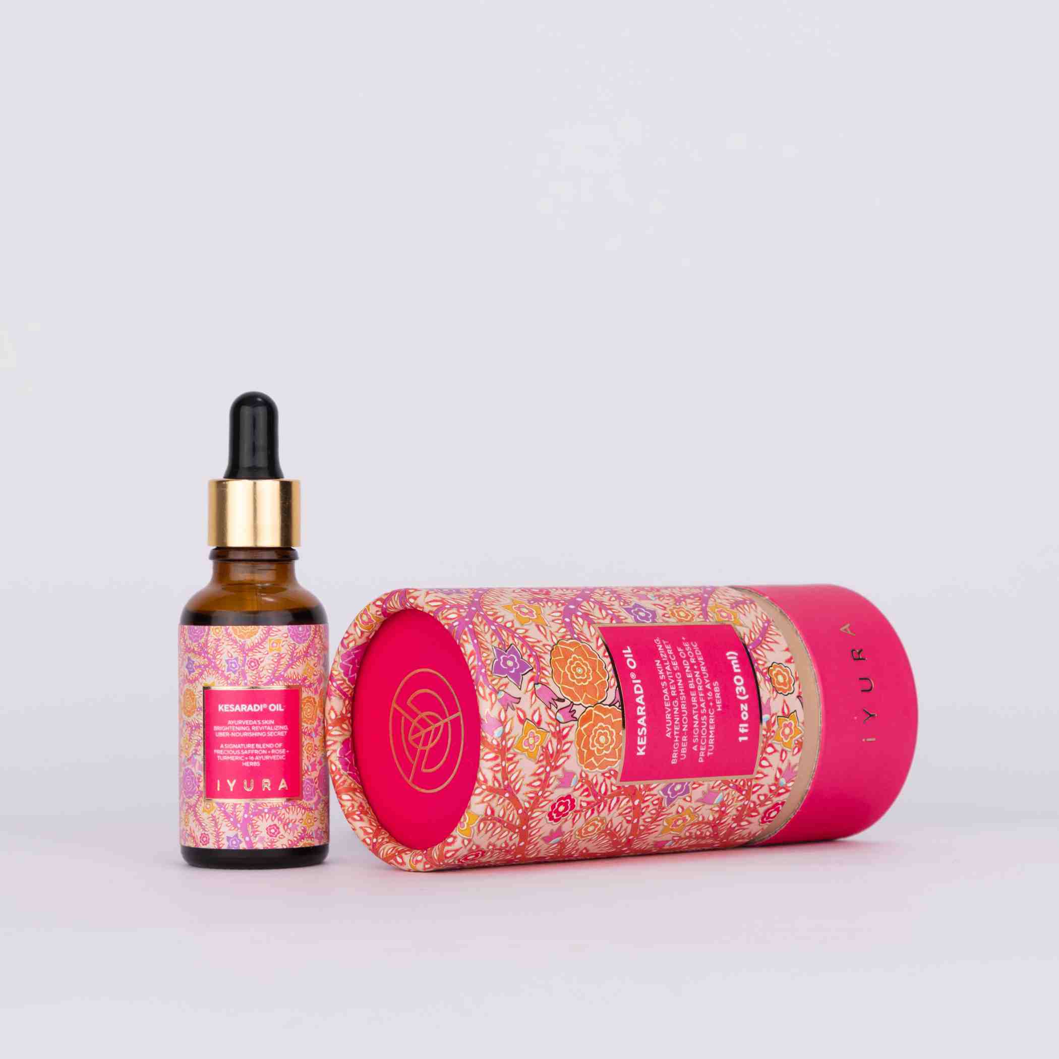 Kesaradi Daily Glow Oil - iYURA's Black Gram Enriched Face Oil Moisturizer for Dry Skin or Sensitive Skin - 30mL - Image 5