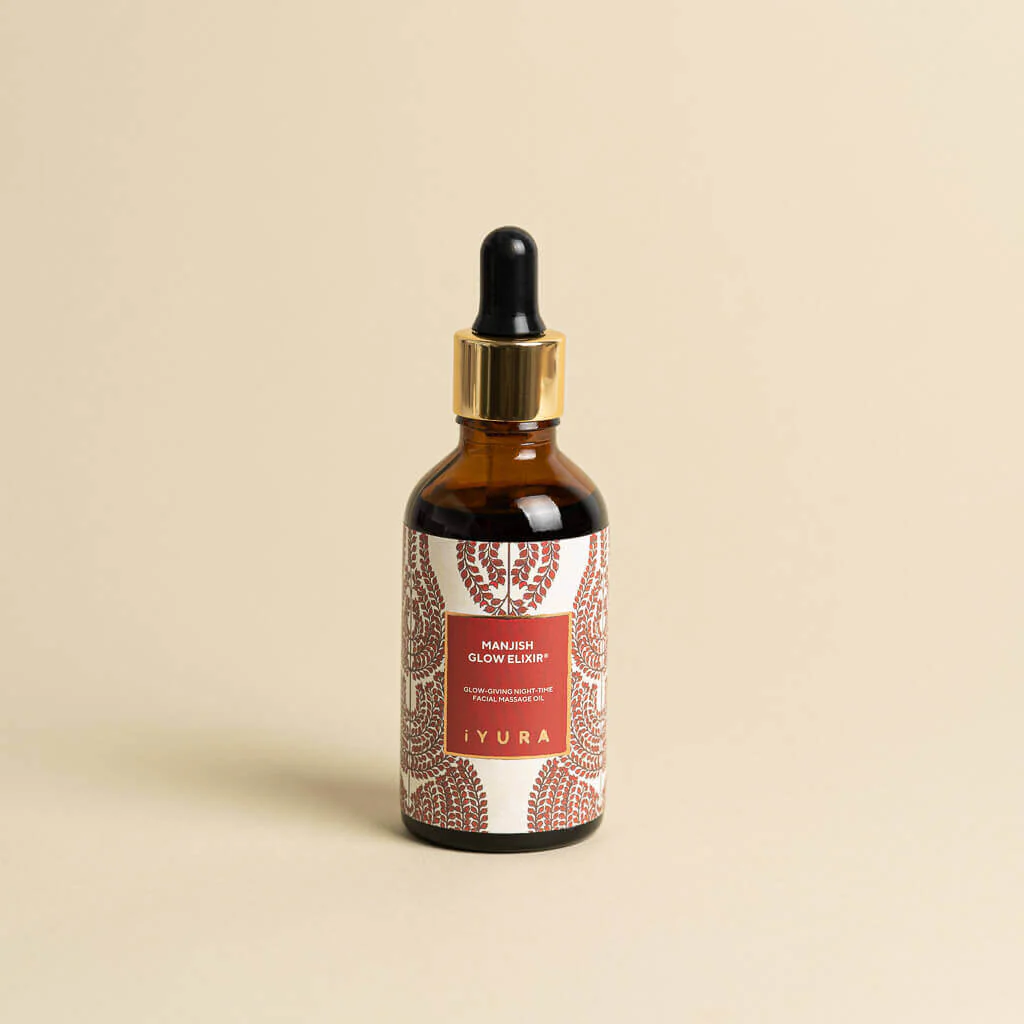 Manjish Glow Night Time Elixir - Ayurvedic Night-Time Face Oil - Natural Moisturizer for Healthy Skin - Image 7