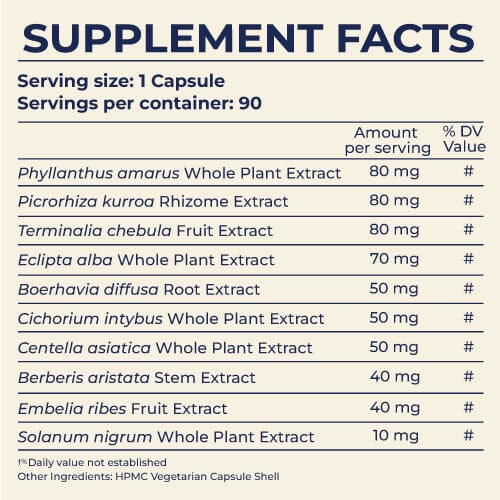 OptimaLIV | Clinically Tested, Triple-Action Ayurvedic Liver Function Supplement | Pack of 6 - Image 3