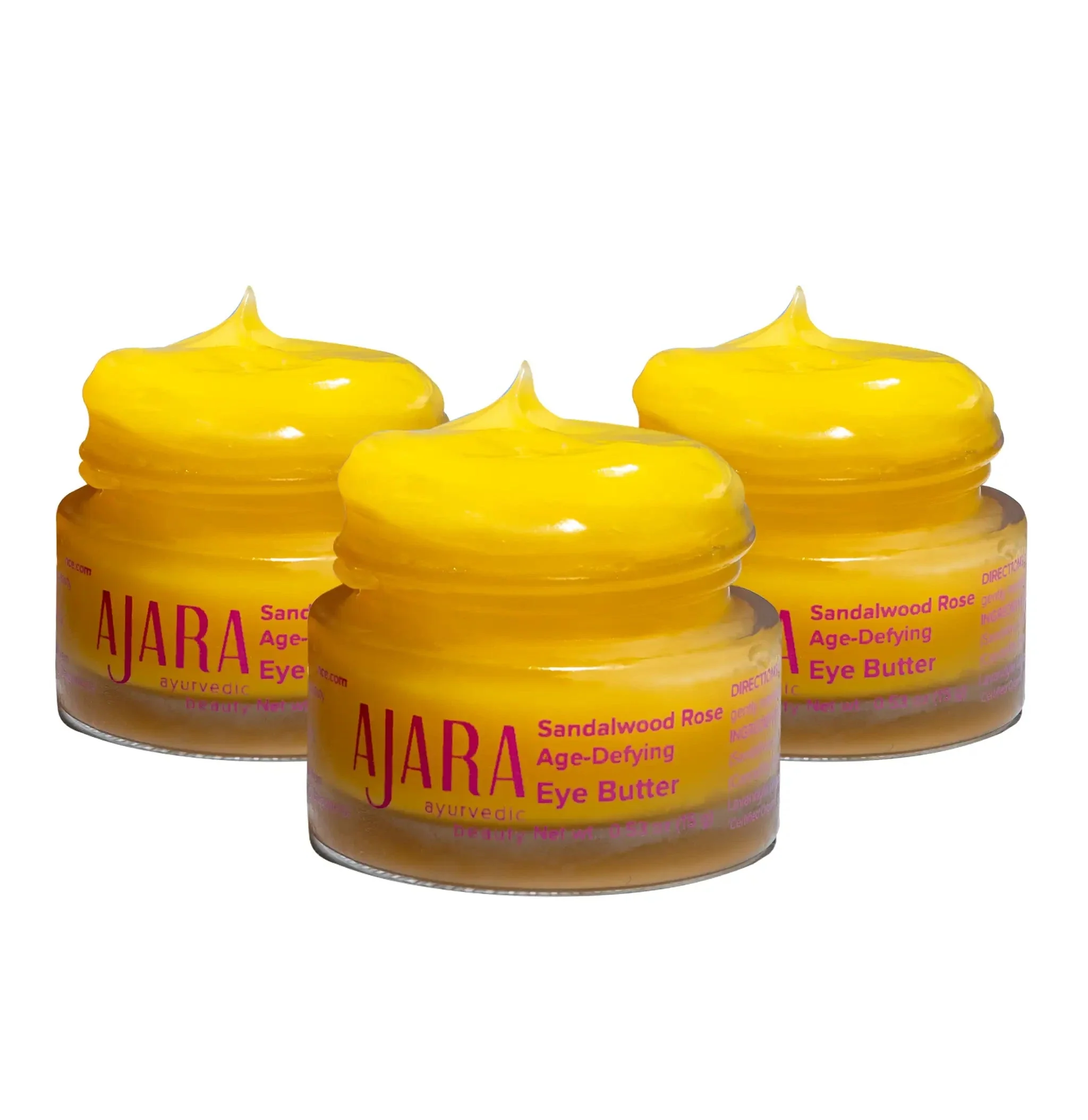 Sandalwood Rose Age Defying Eye Butter - Along With Ghee, Sandalwood and Other Natural Ingredients - Pack of 3