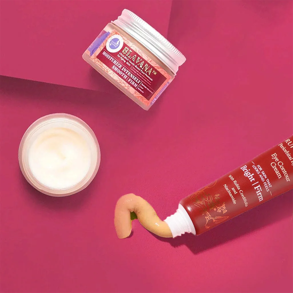 The Age-Hold Duo with Pro - Age-Defying Black Gram Face Moisturizing Cream and Brightening Under-Eye Cream for Mature Skin
