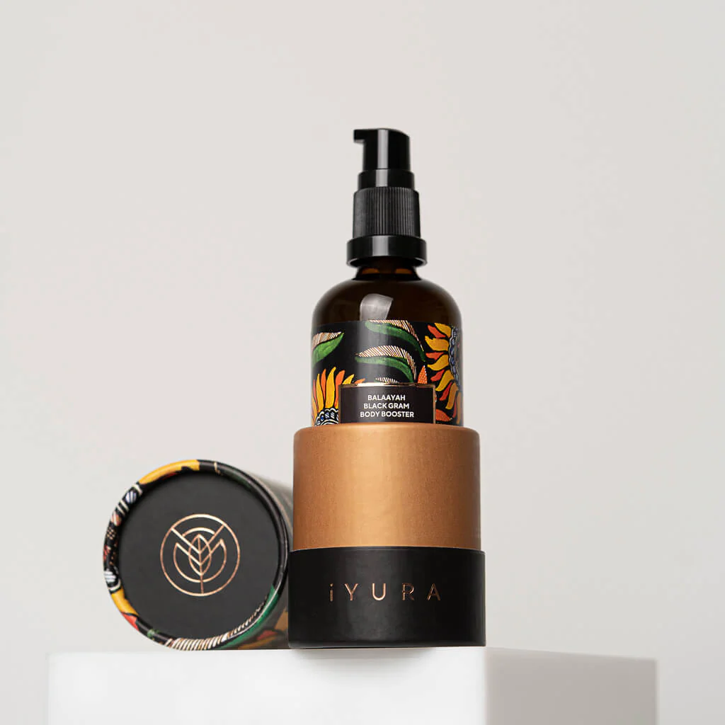 The Ayurveda Experience Black Gram Edit - Face and Body Trio with 2 Aroma Options of Body Oil - Image 3