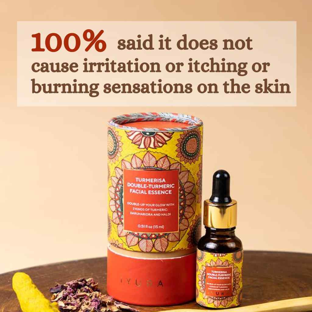 Turmerisa Double-Turmeric Facial Essence - Clinically Tested Ayurvedic Activator-Oil - Image 10